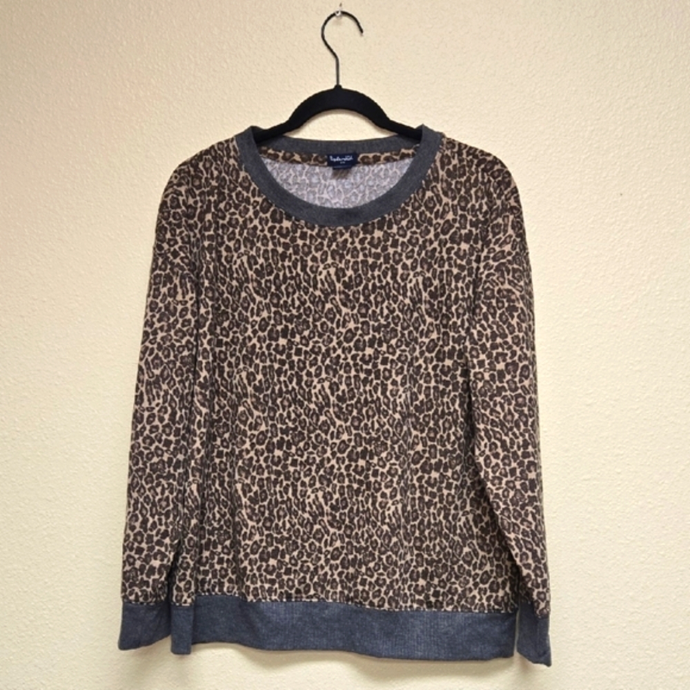 CLEARANCE Splendid Cheetah Print Sweatshirt